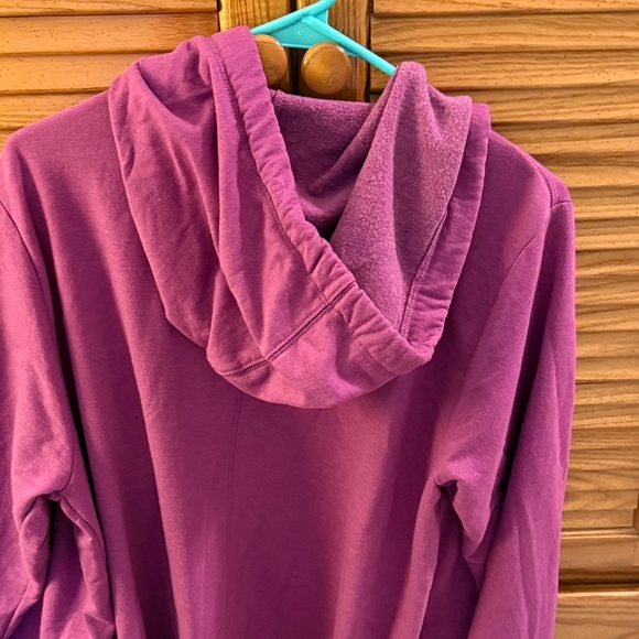 Eddie Bauer Magenta  Hooded Open Front Jacket Suze XL - Picture 5 of 9